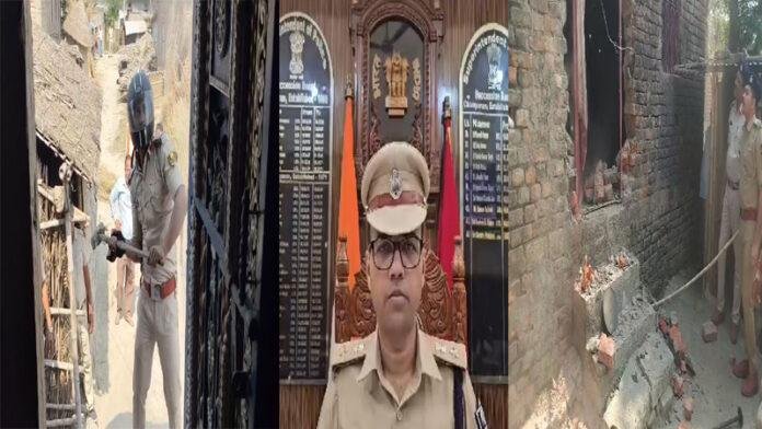 अपराधियों और आरोपियों के घर चलाया जा रहा है कुर्की जब्ती का महाअभियान