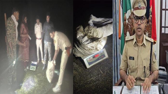 ड्रग्स तस्करी के खिलाफ में बड़ी कार्रवाई, डेढ़ करोड़ की स्मैक बरामद