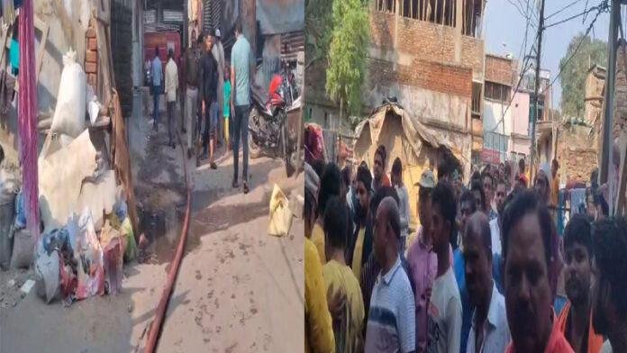 दुकान के गोदाम में लगी अचानक आग, सारा सामान जलकर खाक