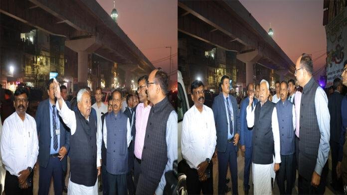 CM ने पटना मेट्रो रेल परियोजना के निर्माण कार्यों की प्रगति का लिया जायजा, तेजी से पूर्ण करने का दिया निर्देश