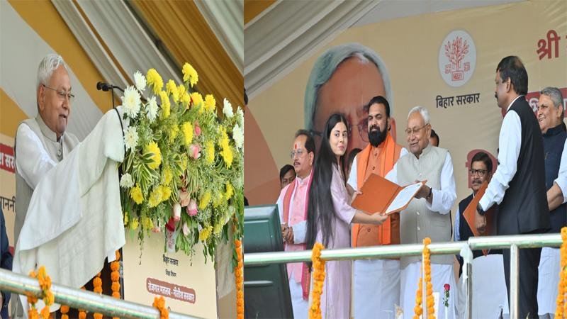 मुख्यमंत्री ने 51 हजार 389 नवनियुक्त शिक्षकों को दी नियुक्ति पत्र, कहा- आप सब खुश रहें, मुस्कुराते रहें 