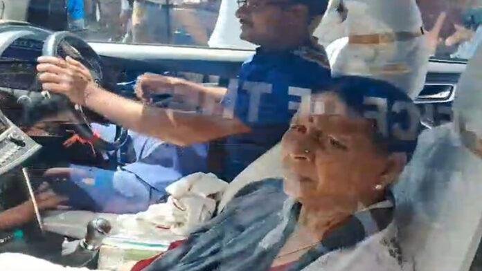 Breaking : मीसा के साथ ED दफ्तर पहुंची राबड़ी देवी