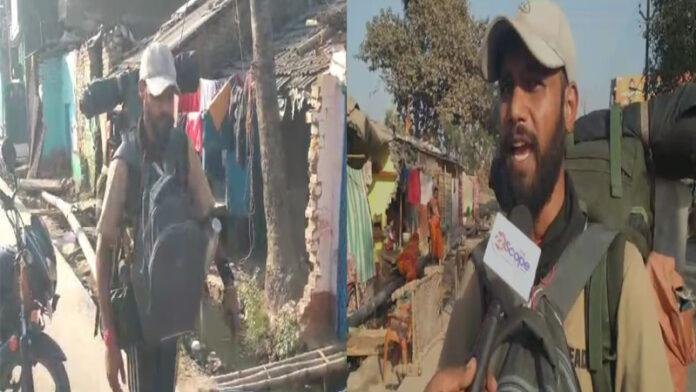 देश में एकता कायम रखने के लिए पैदल यात्रा कर रहे हैं कोटा के दीपक वर्मा