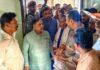 Anil Tiger Murder के बाद परिजनों से मिलने रिम्स पहुंचे बाबूलाल, अर्जुन मुंडा और सुदेश महतो...