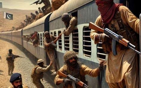पाकिस्तान में यात्रियों से भरी ट्रेन को आतंकवादियों ने किया हाईजैक