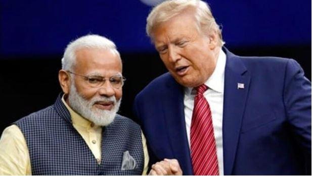 डोनाल्ड ट्रंप के साथ पीएम मोदी की फाइल फोटो