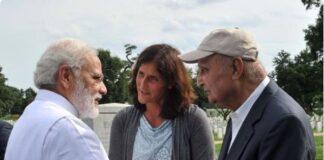 Sunita Williams के साथ PM Modi की फाइल फोटो