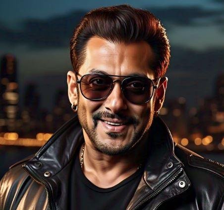 अभिनेता सलमान खान की Meta AI द्वारा जेनरेट फोटो अभिनेता सलमान खान की Meta AI द्वारा जेनरेट फोटो