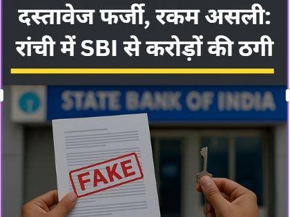 फर्जी दस्तावेज के सहारे एसबीआई से 1.10 करोड़ का पर्सनल लोन, 11 लोगों पर मामला दर्ज