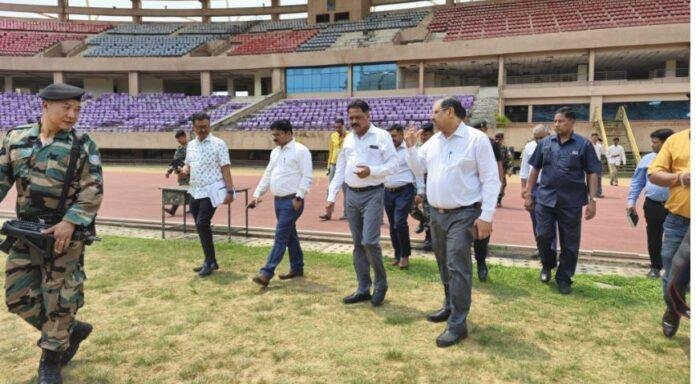 Ranchi : झारखंड में खेल इंफ्रास्ट्रक्चर को मिलेगी नई गति, मंत्री सुदिव्य कुमार ने कई खेल परिसरों का किया निरीक्षण...