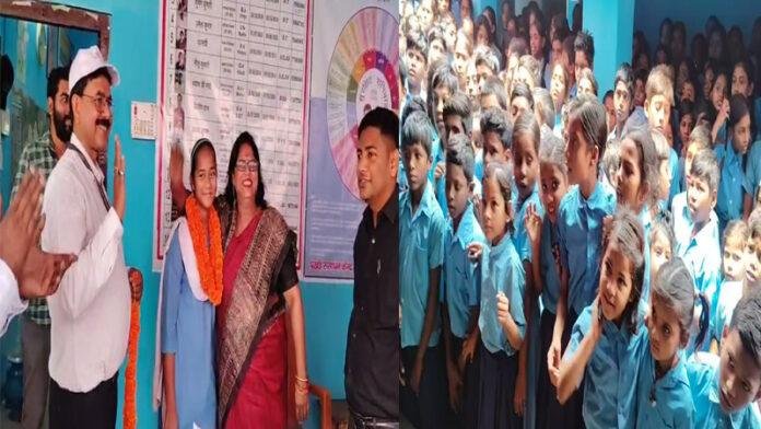 बाल संसद की तहत छात्र प्रधानमंत्री का हुआ चुनाव, कक्षा-8 की सोनाक्षी ने मारी बाजी