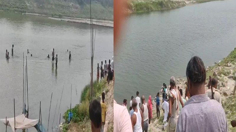 बूढ़ी गंडक नदी में 2 अलग-अलग जगहों पर डूबने से एक की मौत, दूसरे का तलाश जारी