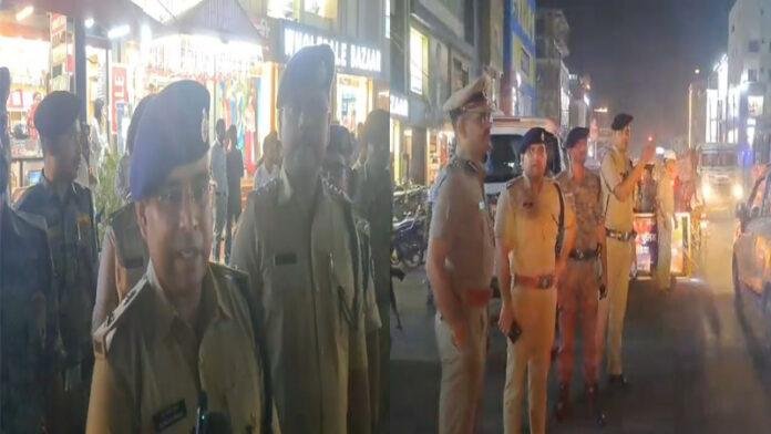 पुलिस मुख्यालय के निर्देश पर सड़क पर उतरे DIG और SP