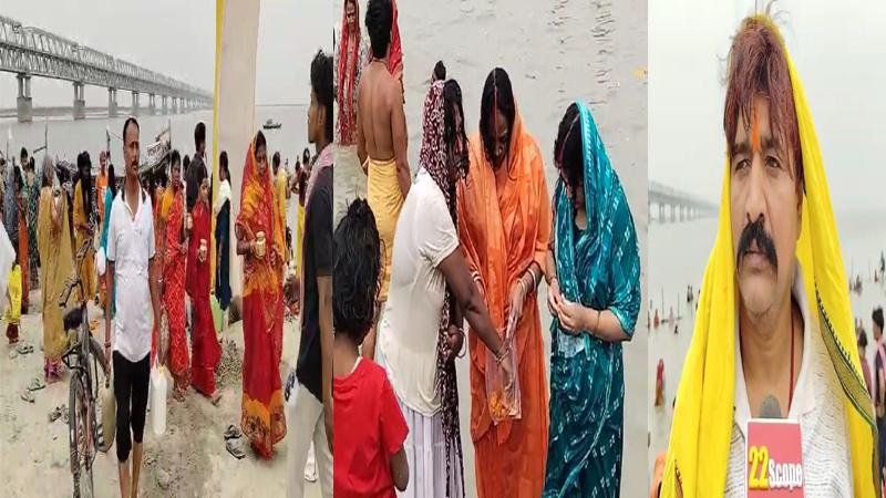 चैती छठ : छठव्रती गंगा में स्नान कर गंगाजल से आज 'खरना' की बनाएंगी प्रसाद