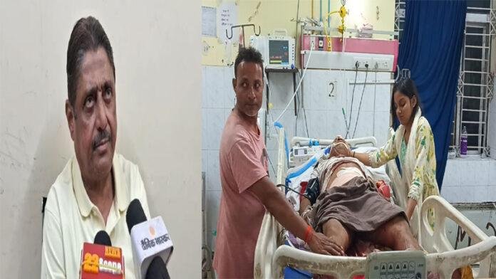 लहसुन व्यापारी को अपराधियों ने मारी गोली, लूटपाट का विरोध करने पर किया हमला