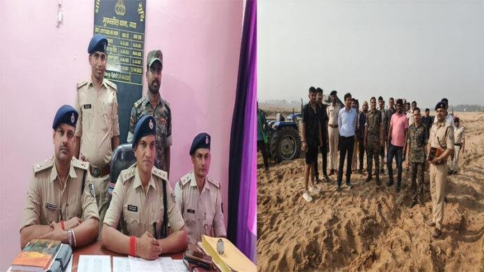 Gaya Police DM-SP के निर्देश पर अवैध खनन को लेकर जिला प्रशासन की बड़ी छापेमारी