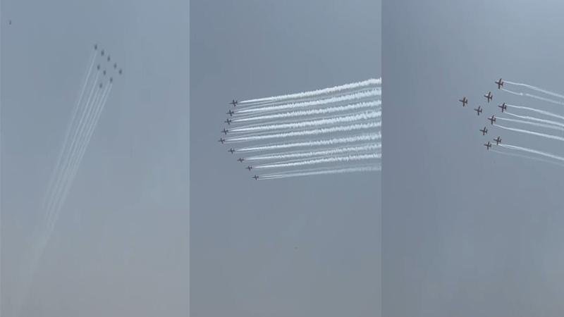 Air Show में भारतीय वायु सेना का शौर्य प्रदर्शन