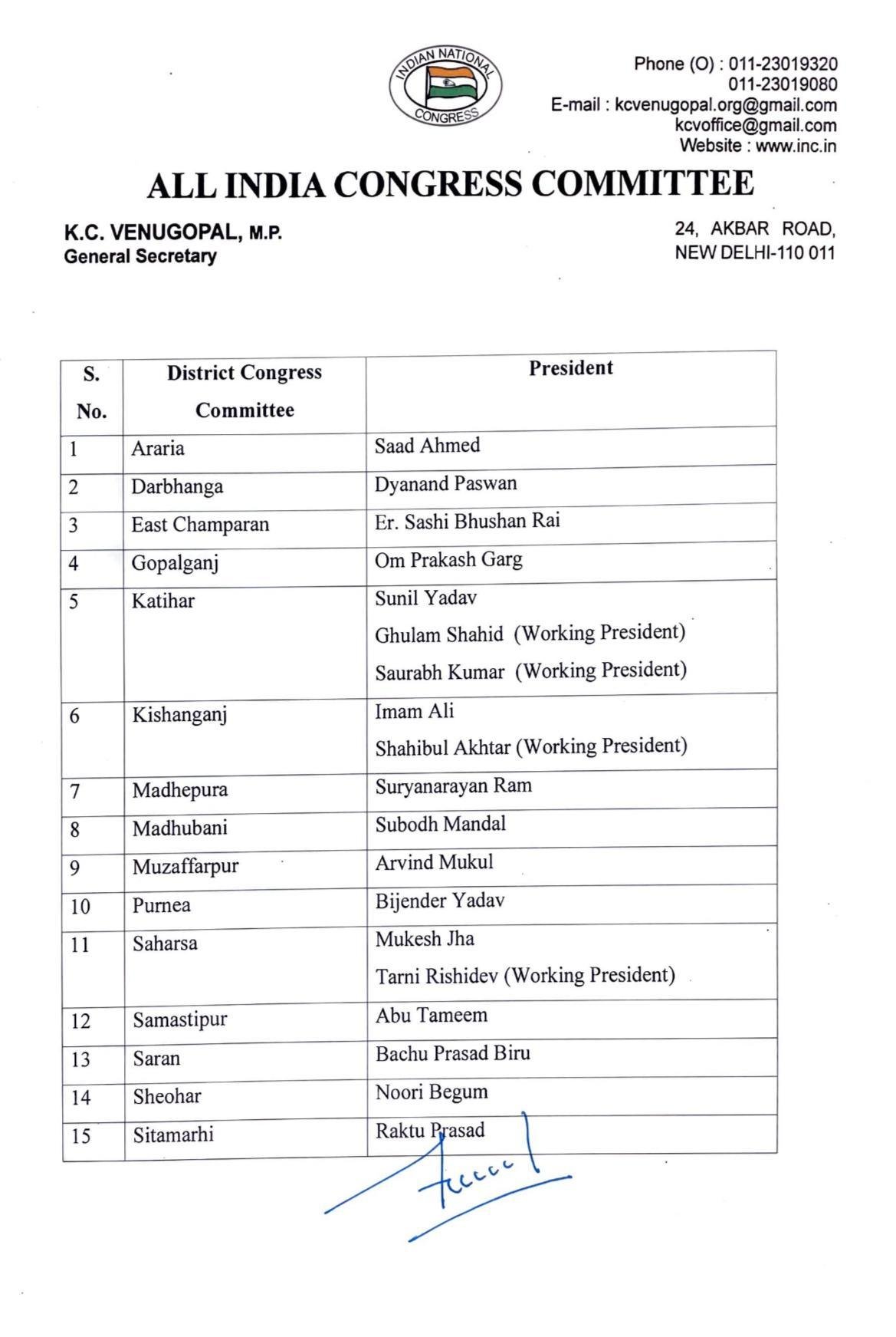 विधानसभा चुनाव से पहले बिहार कांग्रेस में एक और बड़ा बदलाव, बदल दिया सभी...