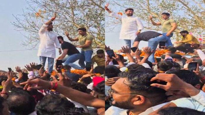 चिराग के कार्यक्रम में चोरी, भीड़ का फायदा उठाकर चोर ने चुराया चेन