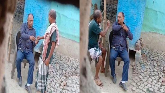 PM आवास योजना में चल रहा अवैध वसूली का खेल, रिश्वत लेते सहायक का Video वायरल