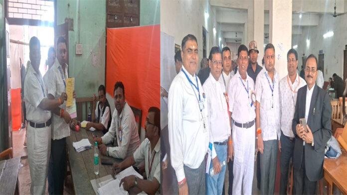 गया बार एसोसिएशन चुनाव : अपने-अपने मतदाताओं के पक्ष में किया गया मतदान
