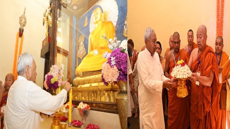 मुख्यमंत्री ने महाबोधि अतिथिगृह व बिपार्ड में मेजर ध्यानचंद खेल परिसर का किया उद्घाटन