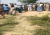 बिना इजाजत के हमारे जमीन पर JCB से खुदाई कर रहे हैं अधिकारी