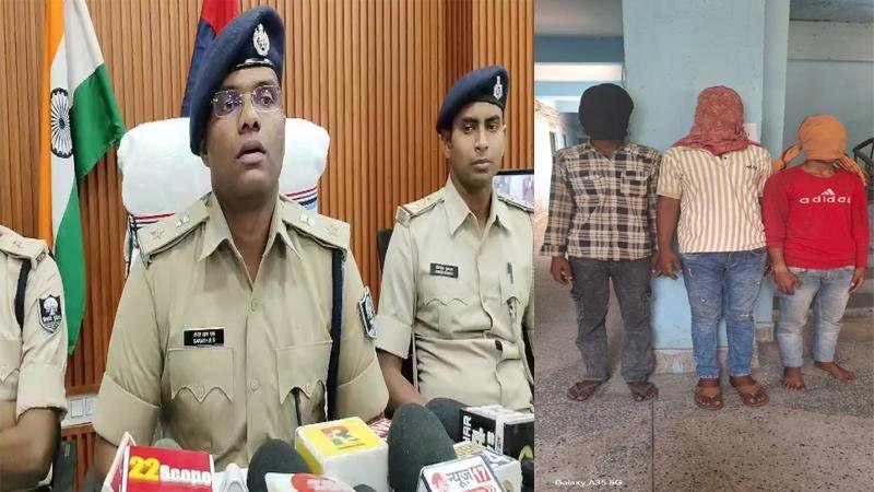 सोलर प्लांट में हुई लूट की घटना का खुलासा, 3 अपराधी गिरफ्तार