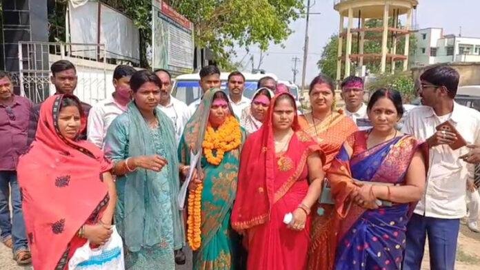 रेखा देवी बनी संग्रामपुर प्रमुख