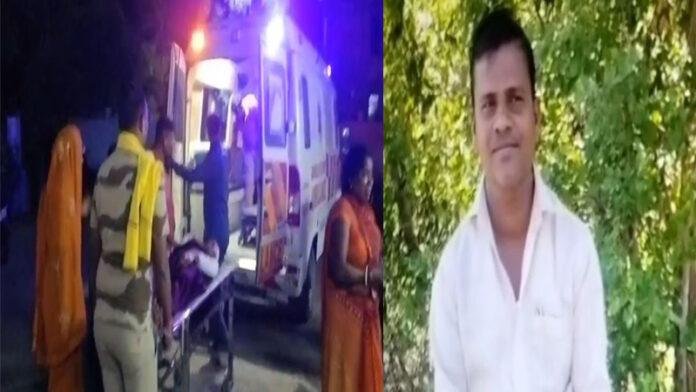 बाइक दुर्घटना में पति की मौत, पत्नी गंभीर रूप से घायल