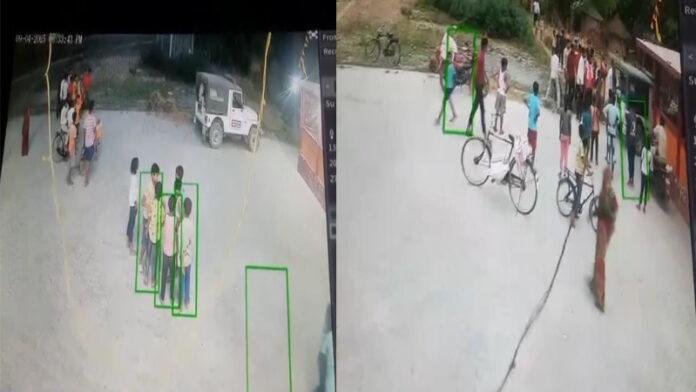 पुलिस टीम पर शराबियों ने किया हमला, CCTV फुटेज आया सामने