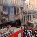 कपड़े की दुकान में आग 22Scope News
