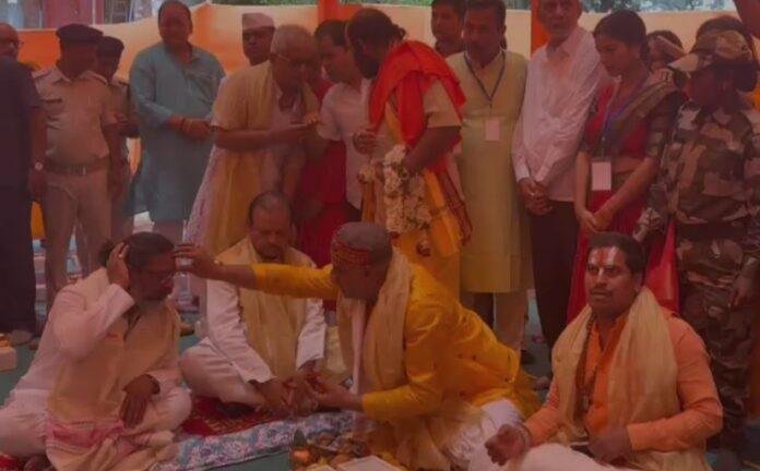 CM Hemant Soren ने रखी राम जानकी तपोवन मंदिर की आधारशिला...