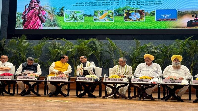 उपमुख्यमंत्री ने नई दिल्ली में आयोजित कृषि सम्मेलन खरीफ अभियान-2025 में लिया भाग