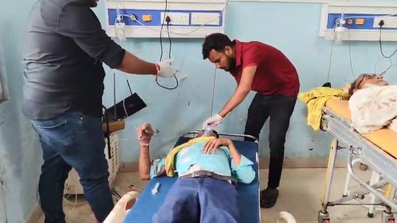 ट्रैक्टर व बाइक की सीधी भिड़ंत, वीडियोग्राफर की मौत