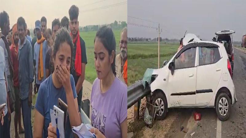 खड़े हाइवा में कार ने मारी जोरदार टक्कर, एक शख्स की मौत