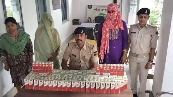 शराब के साथ 2 महिला तस्कर गिरफ्तार