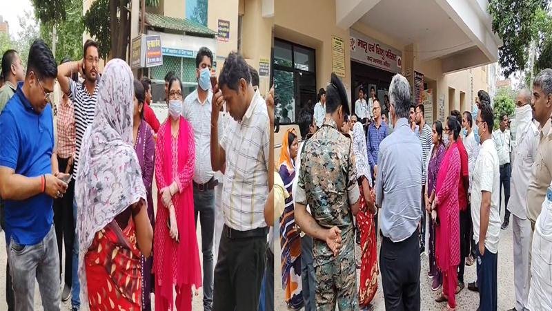 सदर अस्पताल में सफाई व्यवस्था को लेकर बवाल, पुराने कर्मचारियों को हटाने पर मचा हंगामा