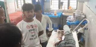 तेज रफ्तार CNG टोटो ने मारी ठोकर, युवक हुआ जख्मी