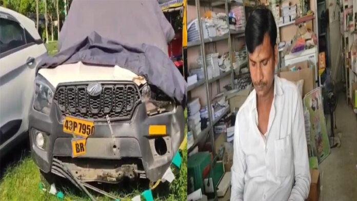 थाना कैंपस में खड़ी दुर्घटनाग्रस्त स्कॉर्पियो का कटा मोतिहारी में चालान, मालिक हैं परेशान