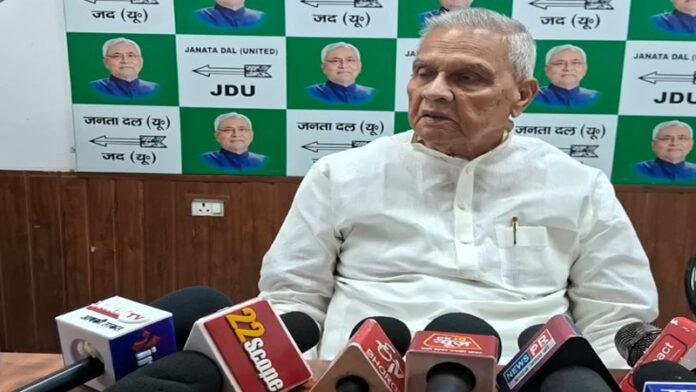 Mantri Bijendra Yadav मंत्री विजेंद्र ने कहा- 29 को बिहार आ रहे हैं PM, नए सुपर थर्मल पावर प्लांट की देंगे सौगात
