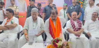 औरंगाबाद पहुंचे ललन व दिलीप, PM के कार्यक्रम को लेकर की बैठक