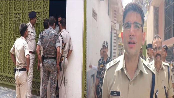 भू-माफिया व पूर्व JDU नेता के घर पर पुलिस ने की छापेमारी
