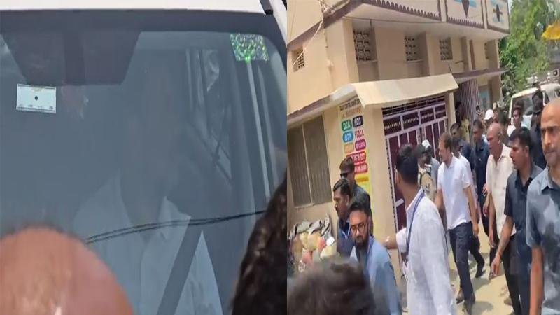 शिक्षा न्याय संवाद कार्यक्रम में पहुंचे राहुल, रोका गया यूनिवर्सिटी गेट पर