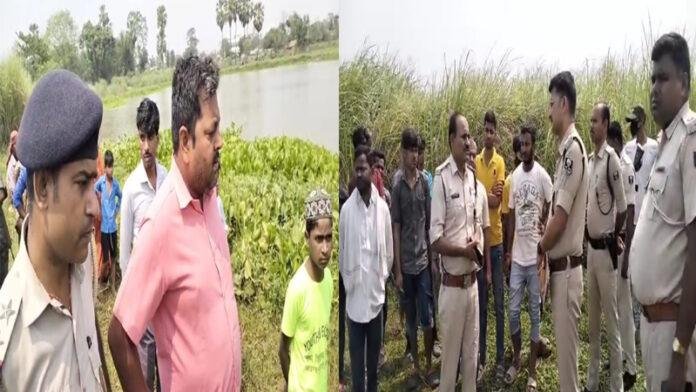 तालाब में शख्स का तैरता शव मिलने से इलाके में सनसनी