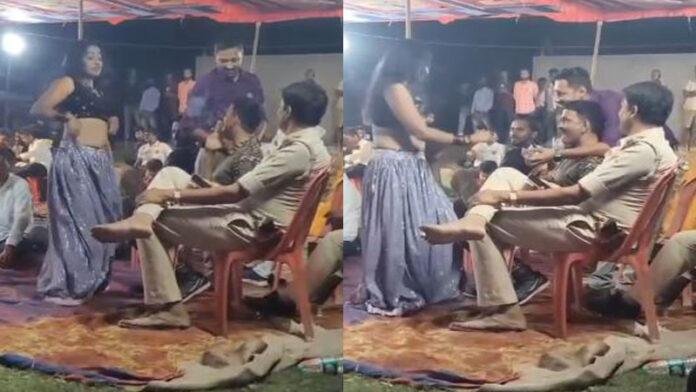 दारोगा और चालक ड्यूटी छोड़कर रात भर नर्तकियों के साथ किया इंजॉय