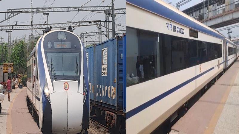 Vande Bharat वंदे भारत ट्रेन पर फिर बरसाए गए पत्थर, असामाजिक तत्वों ने किया पथराव