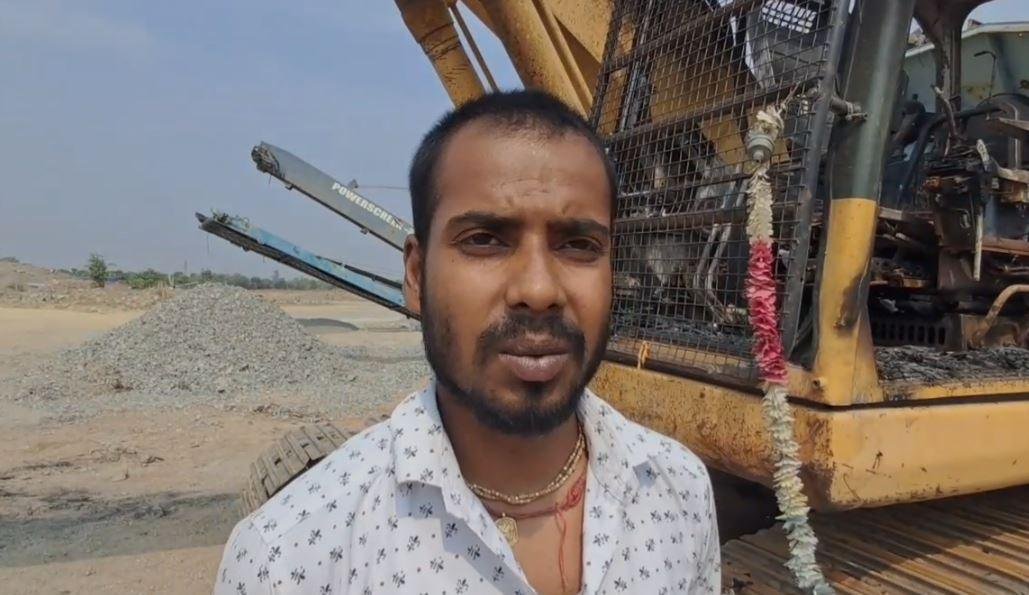Palamu : मामले की जानकारी देता चालक