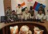 Ramgarh Crime : स्कॉर्पियो खोला तो उड़ गए होश, बोतलों में भरी शराब के जखीरे के साथ एक धराया...