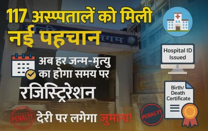 रांची नगर निगम ने 117 निजी अस्पतालों को जन्म-मृत्यु निबंधन के लिए जारी की हॉस्पिटल आईडी